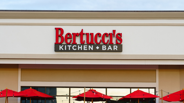 The sign of a Bertucci's restaurant.