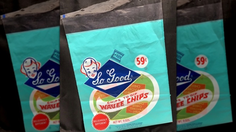 a vintage bag of So Good potato chips