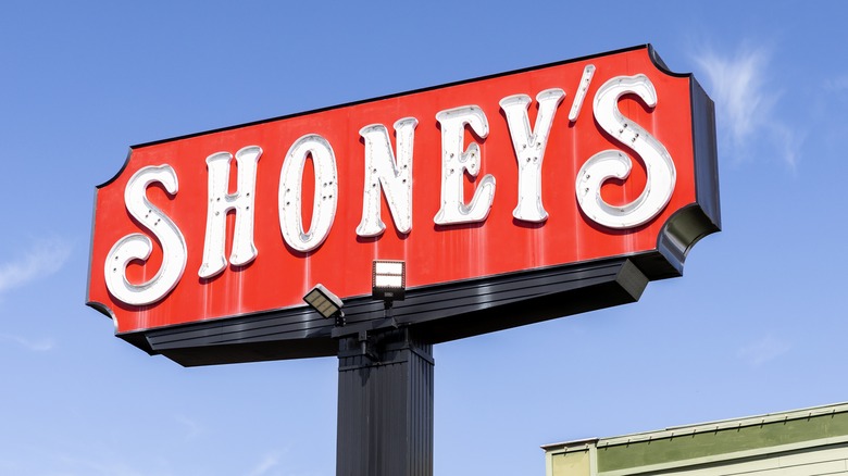Shoney's signage on a summer's day