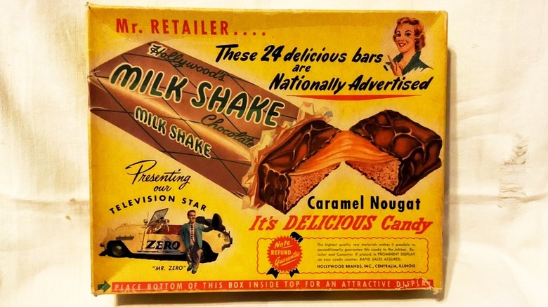 Milk Shake candy bar display