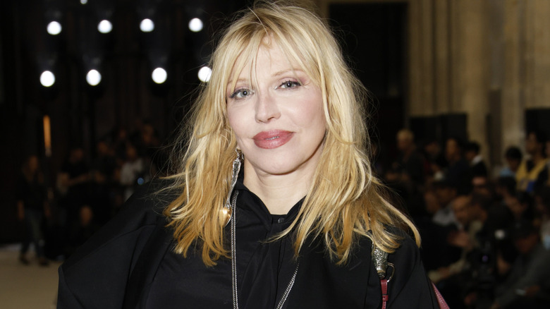 Courtney Love at Paris Fashion Week