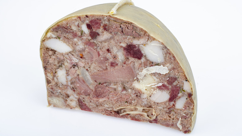 cross section of head cheese