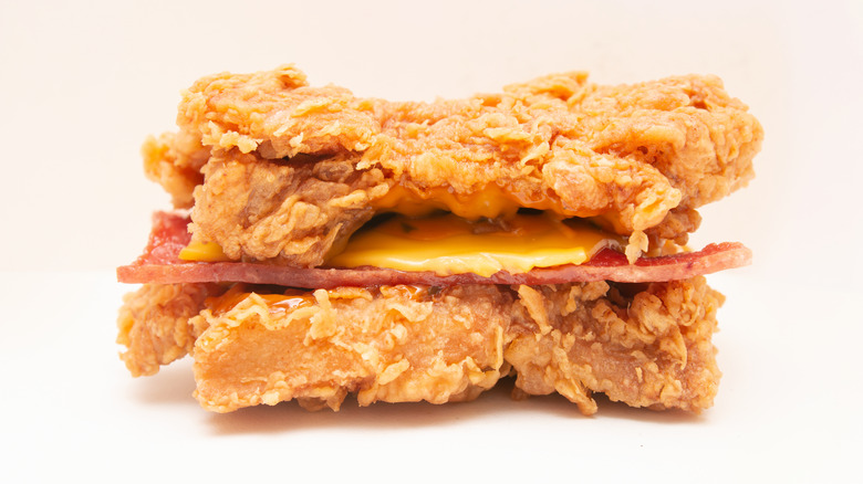 KFC Double Down sandwich