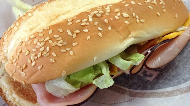 Burger King Yumbo on wrapper