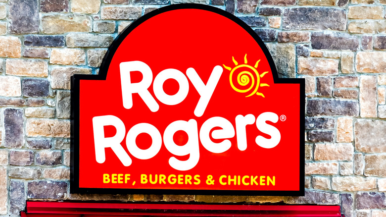 Roy Rogers entry sign