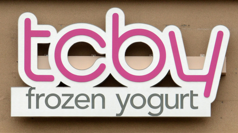 TCBY entry sign