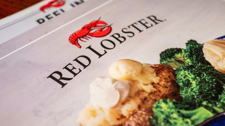 Red Lobster menu