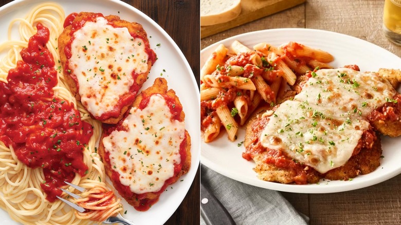 Olive Garden's Chicken Parmigiana and Carrabba's Chicken Parmesan