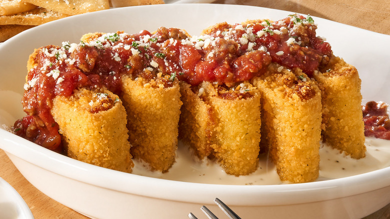 The lasagna fritta from Olive Garden