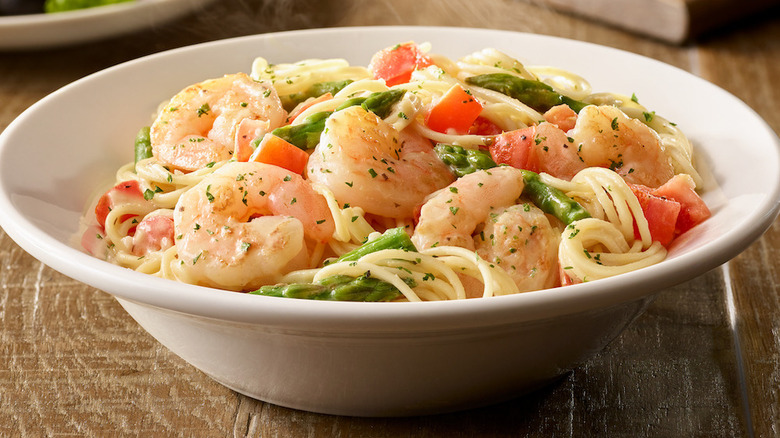 The Shrimp Scampi from Olive Garden