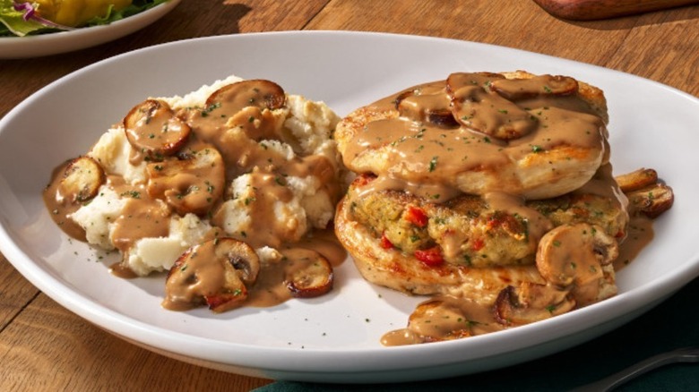 Olive Garden's Stuffed Chicken Marsala