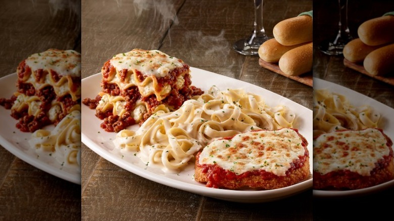 Olive Garden's three-part dish the Tour of Italy