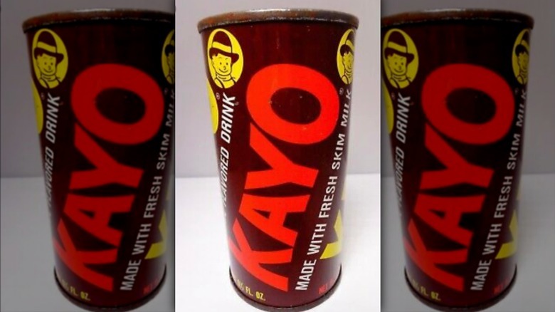 chocolate milk drink in tall narrow glass