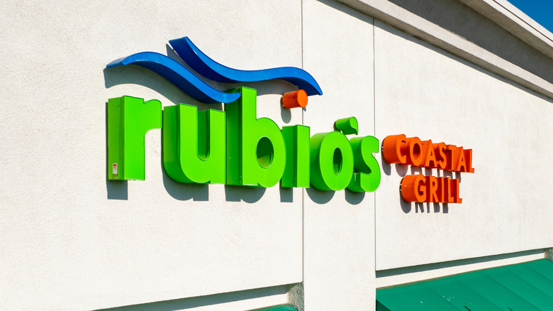 Rubio's Coastal Grill sign