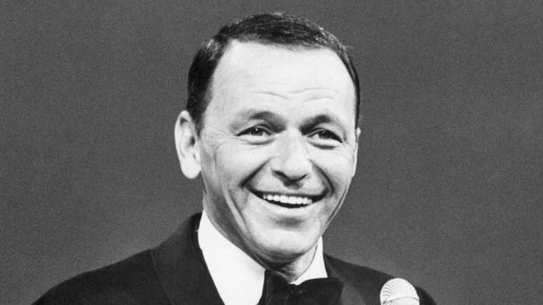 Frank Sinatra smiling