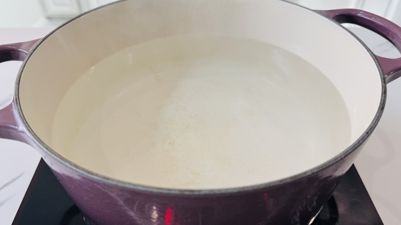 Water in a pot