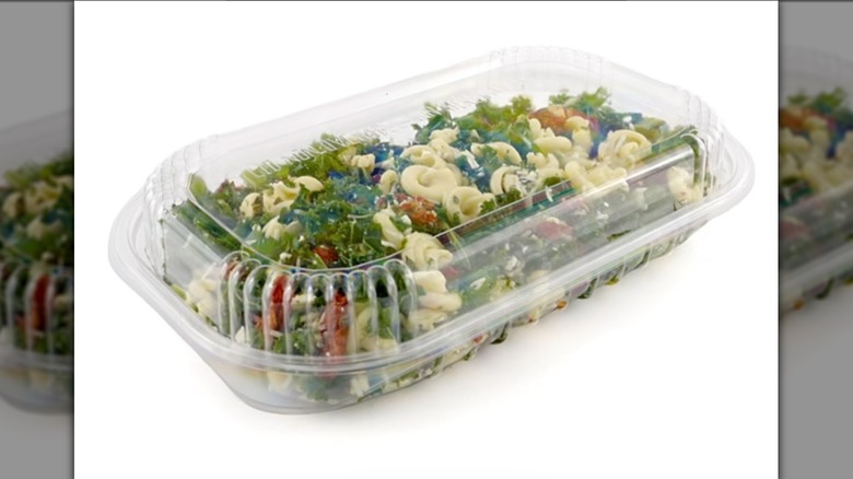 Member's Mark mediterranean kale pasta salad in a clear container