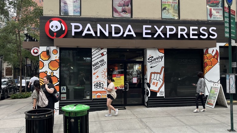A Panda Express storefront in Midtown Manhattan