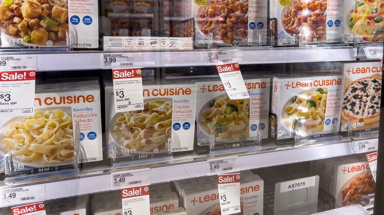 Lean Cuisine chicken fettuccini at Target