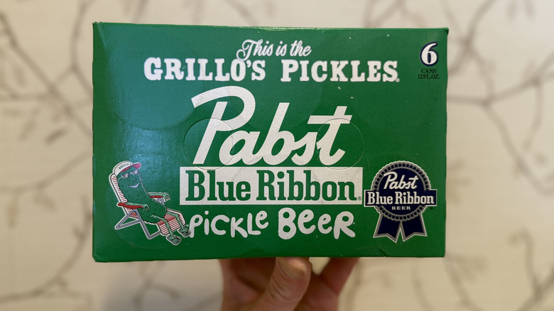 PBR x Grillo's Pickle Beer box