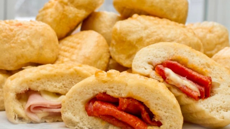 A pile of pepperoni balls from Erie restaurant Stanganelli's