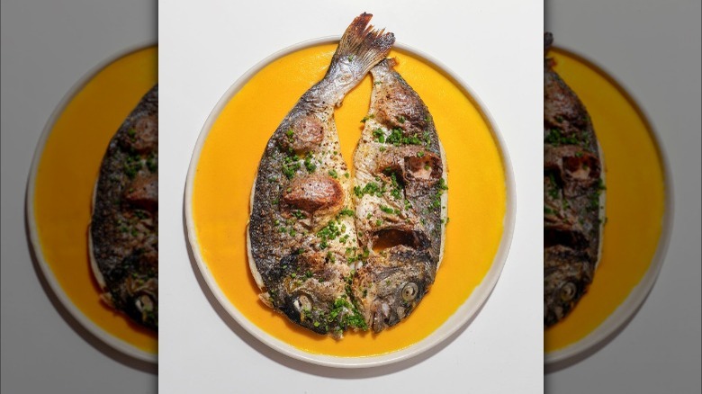 Grilled fish from Maty's