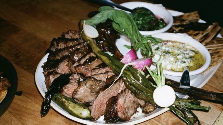 Steak at Bacanora