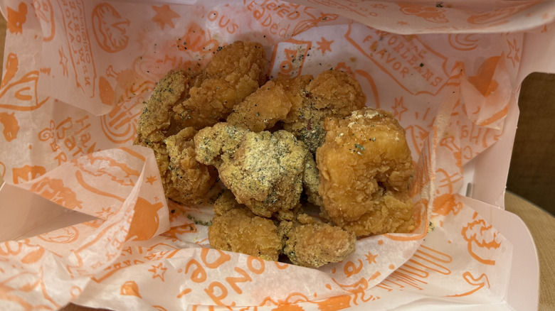 Garlic Parmesan Shrimp in a box