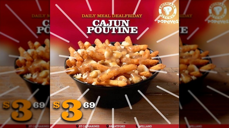 Ad for Cajun Poutine