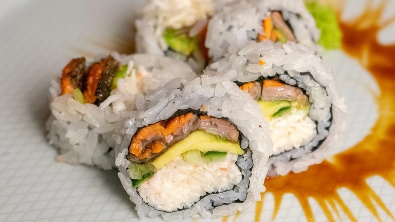 B.C. roll on plate