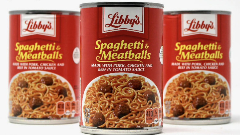 Libby's Spaghetti and Meatballs