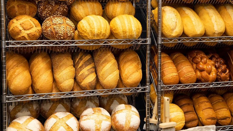 The Publix bakery bread selection