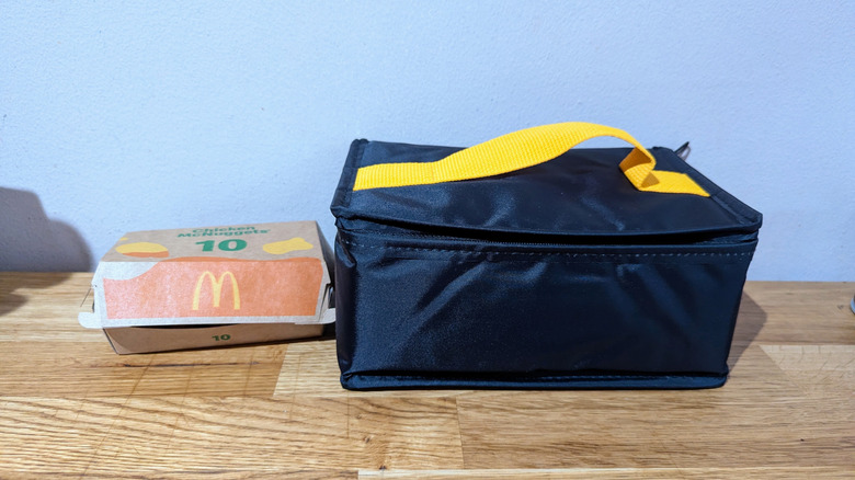 Caviar kit box with order of McNuggets