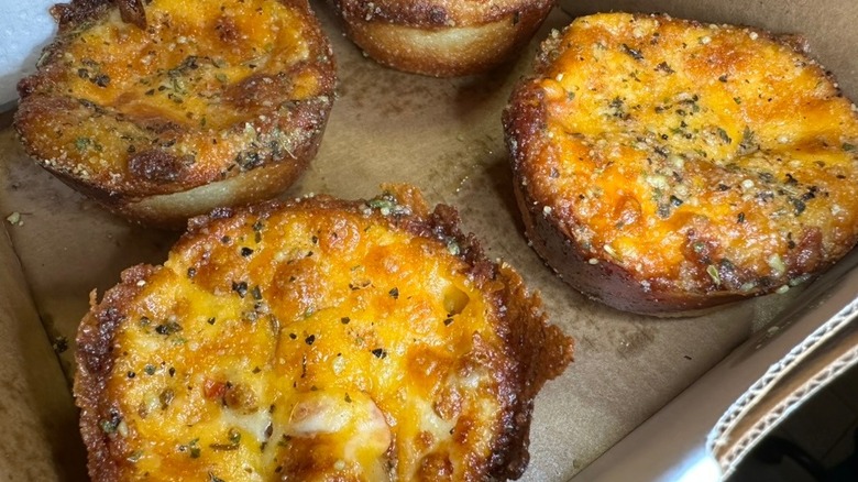 Pizza Crazy Puffs in box