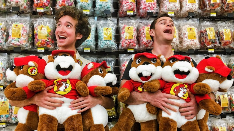 Buc-ee's candy and stuffed beaver