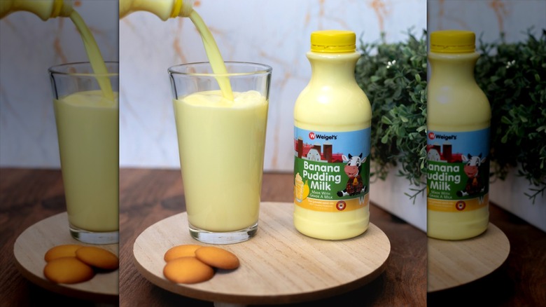 Weigel's banana pudding milk