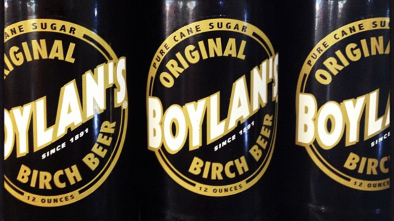 Bottles of Boylan's Birch Beer