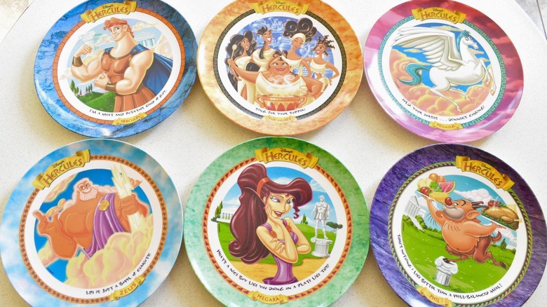 The complete McDonald's Hercules plate set
