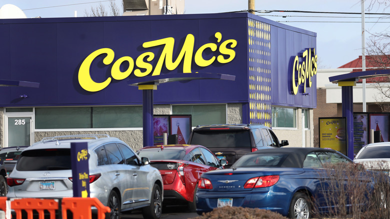 CosMc's with cars in drive-through