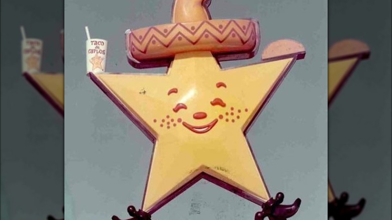 Taco de Carlos star with sombrero