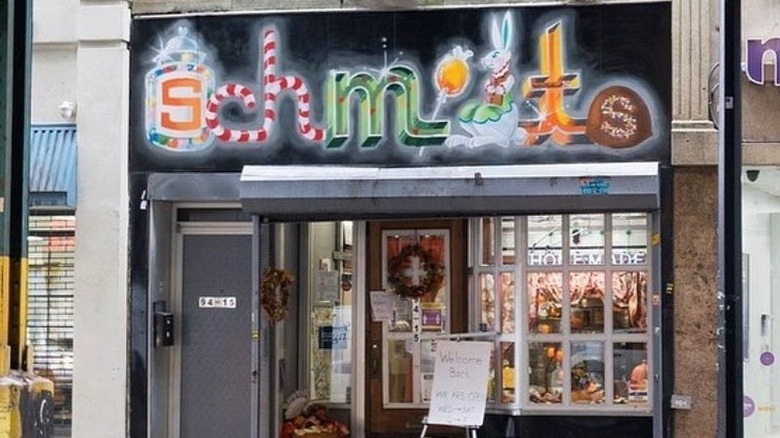 exterior of Schmidt's Candy