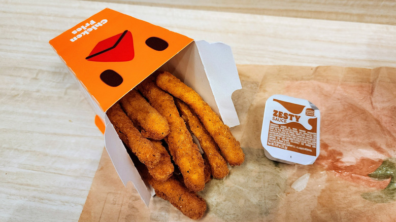 Burger King Chicken Fries and sauce