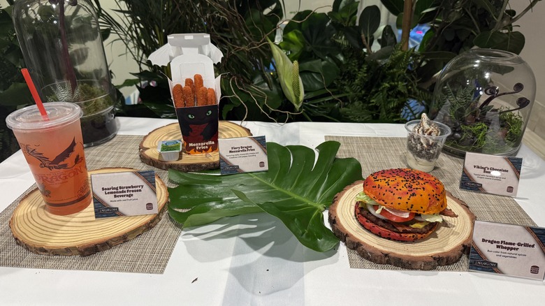 Burger King x How to Train Your Dragon menu items