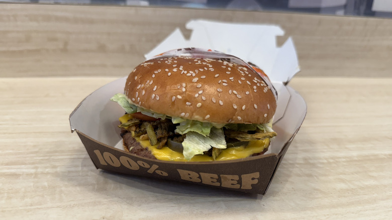Burger King's Loaded Jalapeño Whopper in a box