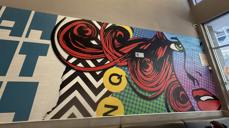 Pop art in Burger King Interior