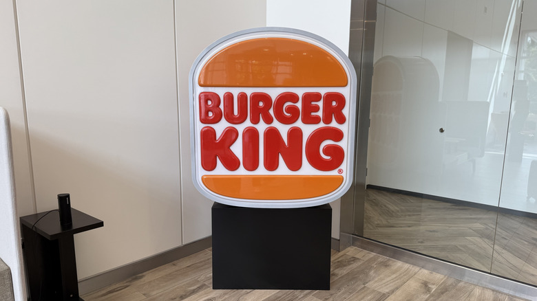 Burger King sign