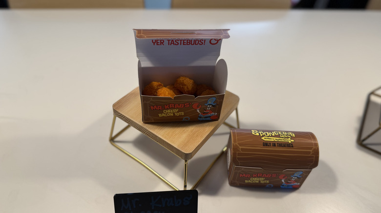 Treasure box of Mr. Krabs' Cheesy Bacon Tots