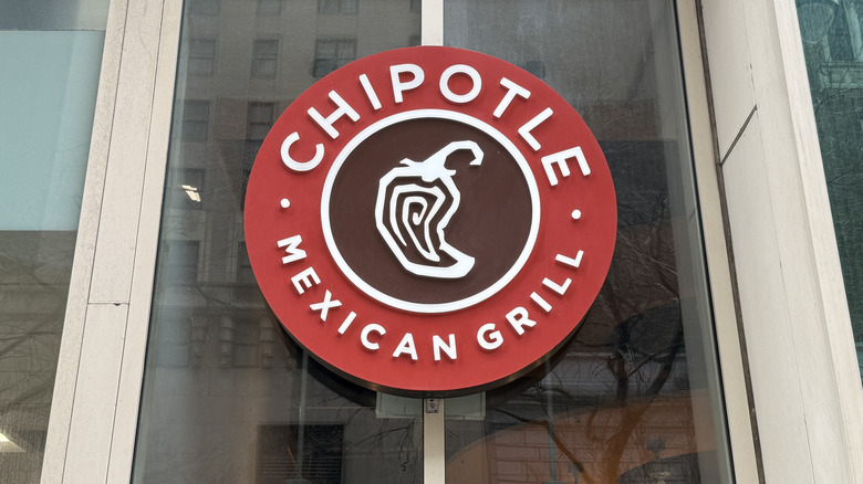 a Chipotle store sign