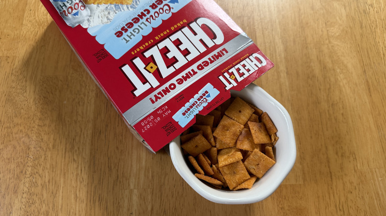 Cheez-It Coors Light Beer Cheese poured into a white bowl