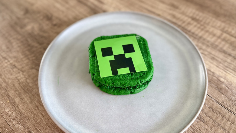 Minecraft Creeper Key Lime Sandwich